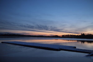 Lochwinnoch at dusk